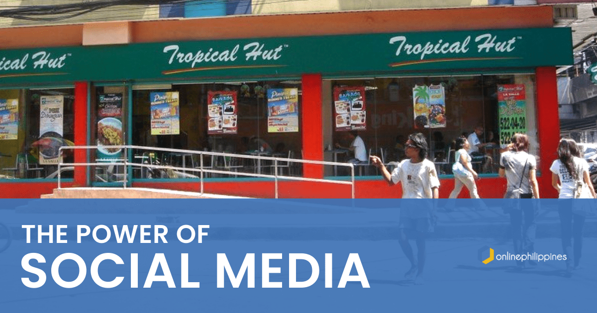 power of social media tropical hut