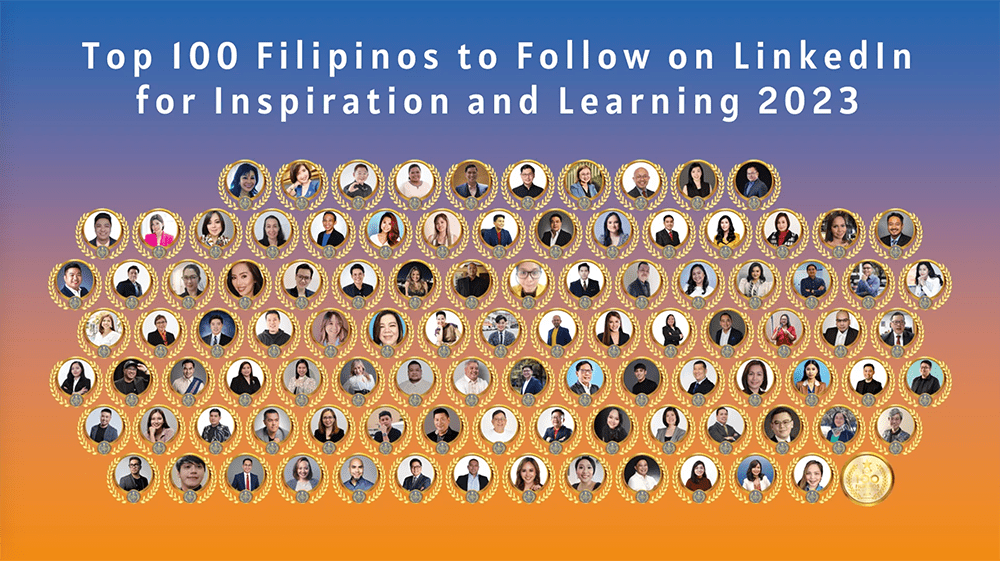 Top 100 Filipinos on Linkedin