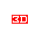 3D 3D logo